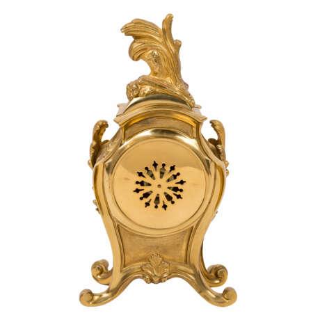 LOUIS QUINZE STYLE FIREPLACE CLOCK, - фото 5