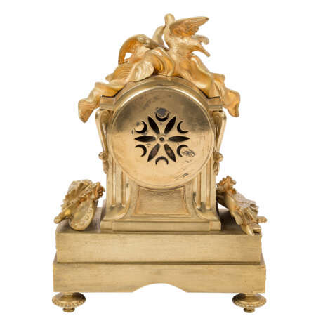 FIREPLACE CLOCK WITH TURTLE DOVES, - Foto 4