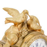 FIREPLACE CLOCK WITH TURTLE DOVES, - фото 10