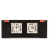 CARTIER, Dual Time Zone Travel Alarm Clock, - Foto 2
