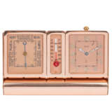 JAEGER-LECOULTRE; Travel clock with thermometer and barometer, - photo 2