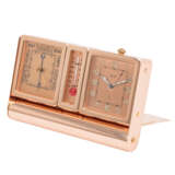 JAEGER-LECOULTRE; Travel clock with thermometer and barometer, - photo 3