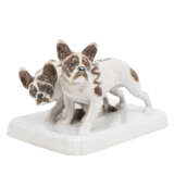 ROSENTHAL group of figures '2 bulldogs', 1918. - Foto 1