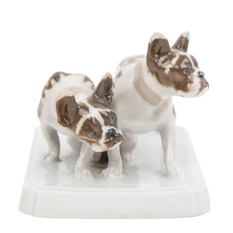 ROSENTHAL group of figures '2 bulldogs', 1918. - Foto 9