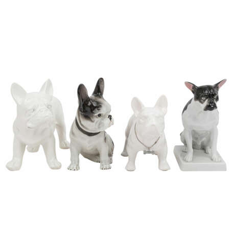 Set of 4 bulldogs, 20th c.: - Foto 5