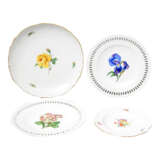 MEISSEN 4-piece set of plates and bowls, 19th/20th century, - photo 1