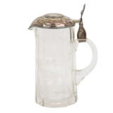Lidded tankard with silver mount, 20th c. - фото 1