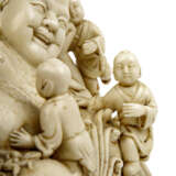 Budai sculpture group CHINA, Qing Dynasty (1644-1912). - photo 7
