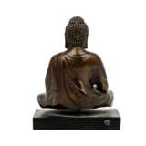Bronze of Buddha in meditation seat. CHINA, - Foto 3