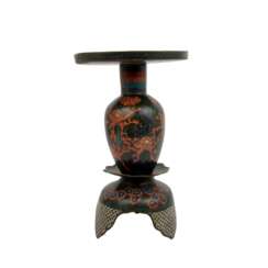 Unusual cloisonnÃ© vase. CHINA, Qing Dynasty