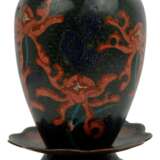 Unusual cloisonnÃ© vase. CHINA, Qing Dynasty - photo 10