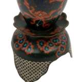 Unusual cloisonnÃ© vase. CHINA, Qing Dynasty - фото 11