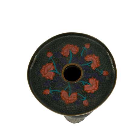 Unusual cloisonnÃ© vase. CHINA, Qing Dynasty - фото 12
