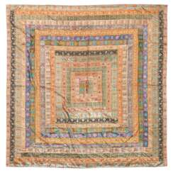 Banarasi' bedspread. INDIA, 20th century, ca. 267x264 cm.