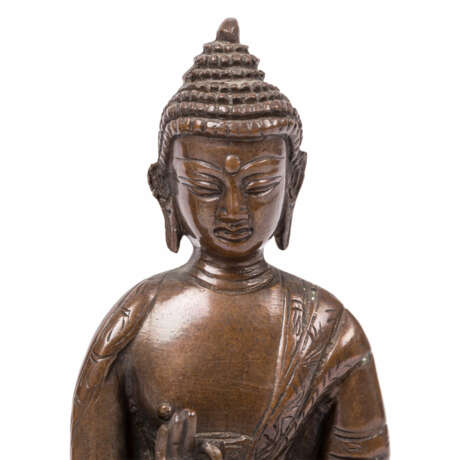 Three Buddhist sculptures made of metal. SINOTIBETABLE: - photo 6