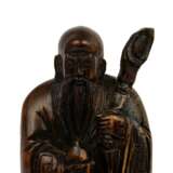 Pair of sculptures 'Lu' and 'Shou'. CHINA, 1st half of the 20th century: - фото 5