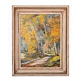 BERNARD (20th century painter), "Autumn trees in the park", - Foto 2