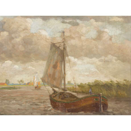ONNEN, GERRIT (1873-1948), "Boats on the Bodden", - фото 1