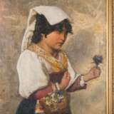 SOMMERFELD, AD. (2nd half of the 19th century), "Young woman in traditional costume in the Albanian mountains", - фото 4