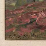 SCHICKHARDT, KARL (1866-1933), 2 small landscape paintings, - Foto 6