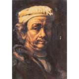 REMBRANDT van RIJN, AFTER (copyist 1st half 20th century), "Portrait of Rembrandt", - Foto 1