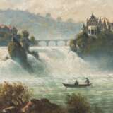 PAINTER/IN 19th century, "Rhine Falls near Schaffhausen", - photo 3