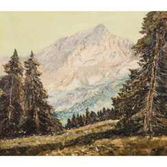 PIPPEL, OTTO (1878-1960), "Alpspitze, Wetterstein Mountains",