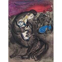 CHAGALL, MARC (1887-1985) "Lament of Jeremiah" 1956