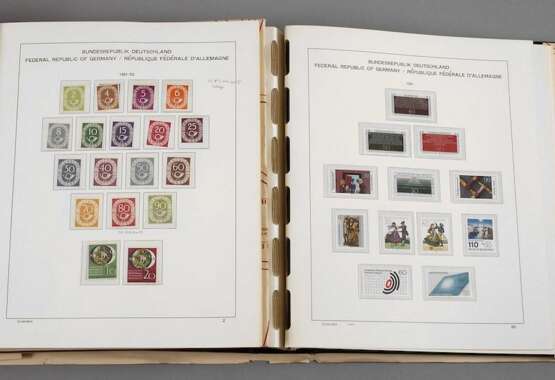 Briefmarken BRD kpl. 1949–83 Posthorn geprüft - фото 1