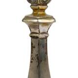 GERMAN, Pair of candlesticks, silver, 19th c., - Foto 5