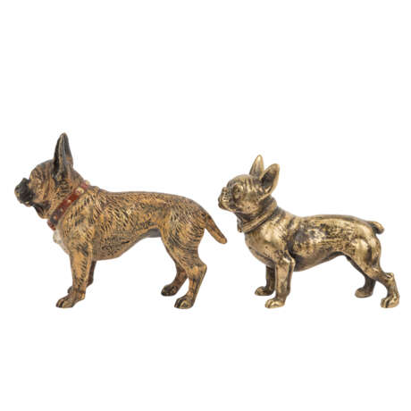 2 miniature bronzes 'Bulldogs', 20th c. - фото 2