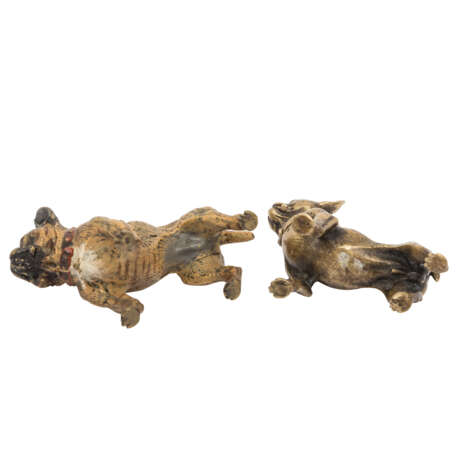 2 miniature bronzes 'Bulldogs', 20th c. - photo 8