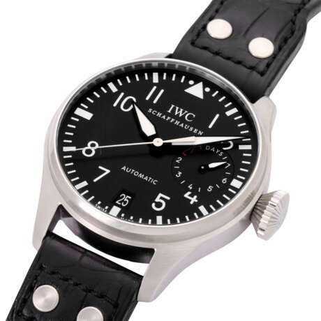 IWC Schaffhausen "Big Pilot" 7 Days men's wristwatch, ref. IW500401. Approx. 2010s. - Foto 5