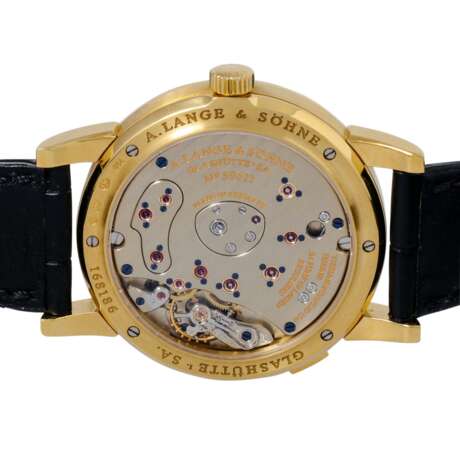 A. LANGE & SÖHNE Lange 1 "Moon Phase", ref. 109.021. men's wristwatch from 2009. - Foto 2
