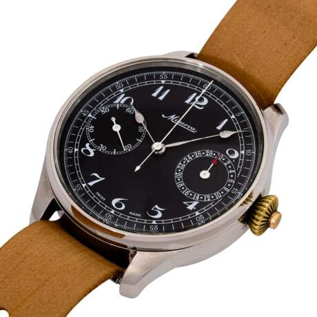 MINERVA Mariage Monopusher Chronograph Men's Wrist Watch. - Foto 4