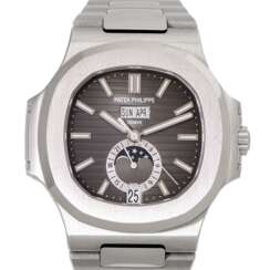 PATEK PHILIPPE Nautilus annual calendar men's wristwatch, ref. 5726/1A-001. full set 2022.