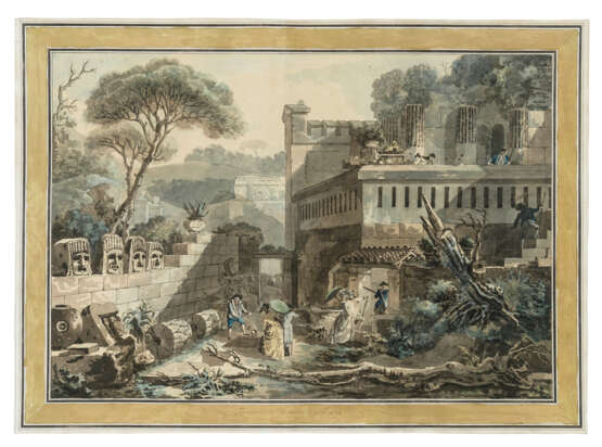 LOUIS-JEAN DESPREZ (AUXERRE 1743-1804 STOCKHOLM) - Foto 2