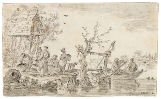 JAN VAN GOYEN (LEIDEN 1596-1665 THE HAGUE) - Foto 1