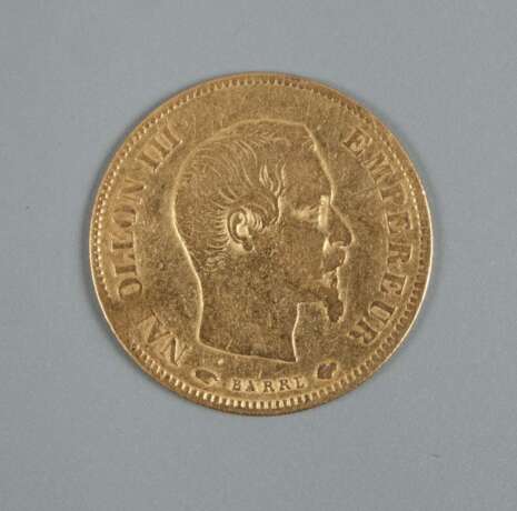 10 Francs Frankreich 1857 - photo 2