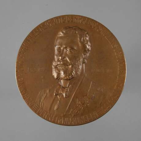 Medaille auf Karl Lueger 1910 - Foto 1