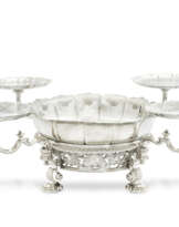 A GEORGE II SILVER EPERGNE