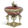 A GEORGE IV SILVER-GILT-MOUNTED AGATE BOWL AND COVER - Auktionsarchiv