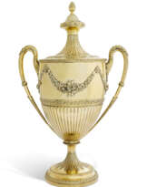 A GEORGE III SILVER-GILT CUP AND COVER