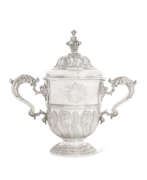 Benjamin Godfrey. A GEORGE II SILVER CUP AND COVER