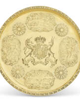 A GEORGE III SILVER-GILT TAZZA