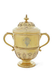 A GEORGE I SILVER-GILT ROYAL CORONATION CUP AND COVER