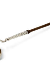 A GEORGE II SILVER TODDY LADLE