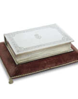 A WILLIAM IV PARCEL-GILT SILVER INKSTAND