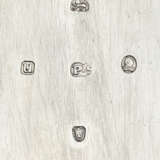 A SET OF THREE GEORGE III SILVER TEA CADDIES IN SILVER-MOUNTED EBONY CASE - photo 4