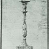 A PAIR OF GEORGE III SILVER CANDLESTICKS - Foto 7